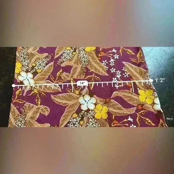 Rachel Zoe Cropped Floral Wide Leg Pants (Y16) - Picture 7 of 9